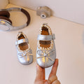 Ready-to-ship korean style girls' versatile bow princess shoes, kids' thin-soled mary janes, versatile student shoes, soft-soled flats