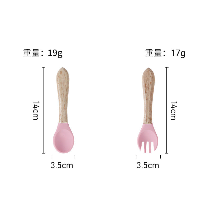 bestselling silicone baby feeding set: infant supplies, baby food bowl, fork, spoon, bib, and utensil set