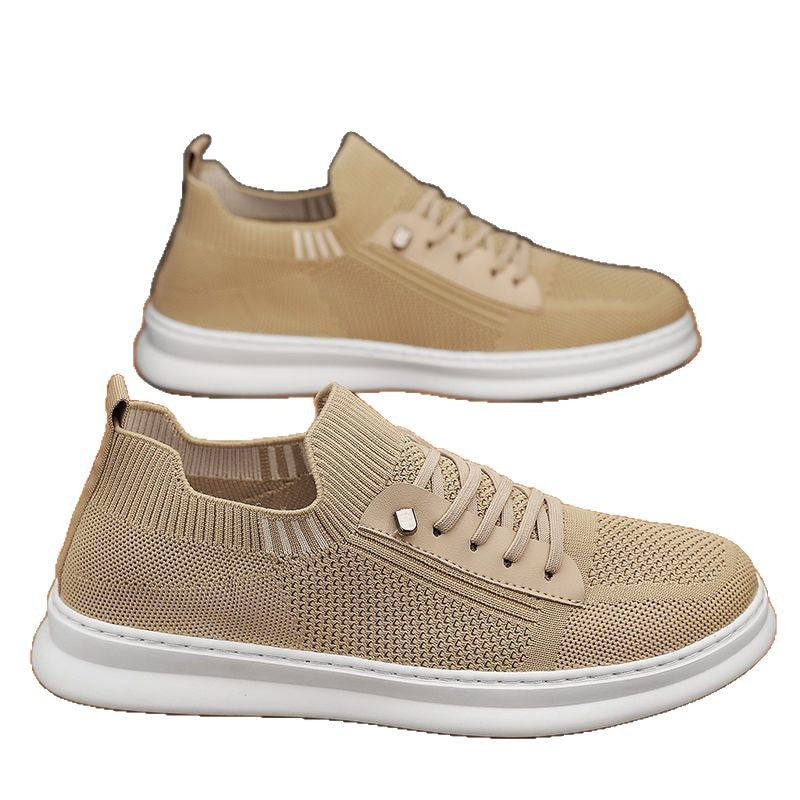 Men's summer new arrival: lightweight, breathable, odor-resistant flyknit mesh shoes - versatile casual sneakers for men, athletic mesh shoes