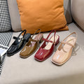 Southeast asia new arrivalfashioneasiest for match mary jane shoes toe sandals high heels women retroflatsflats women's medium heels