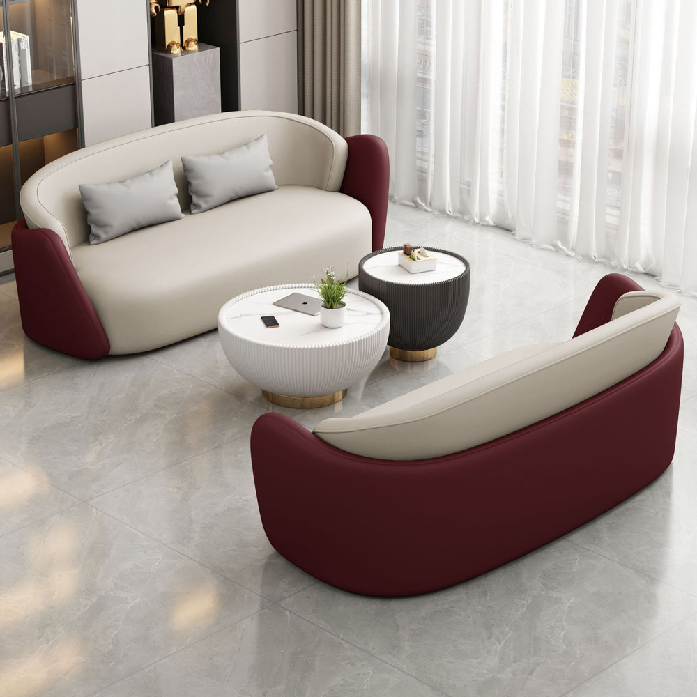 Business office negotiation sofa coffee table combination sales office reception sofa cafe shopping mall rest area billiard hall
