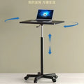 Bedside table adjustable desk pulley adjustable table computer desk adjustable workbench movable bracket office adjustable table