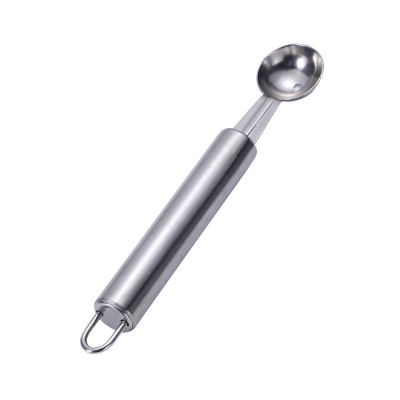 Stainless steel fruit and vegetable baller - carving knife, ball scoop, fruit platter diy tool kitchen utensil set
