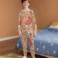 wholesale kids pajamaslong sleevesgirl spring autum thin style autum style youth style girl home clothes