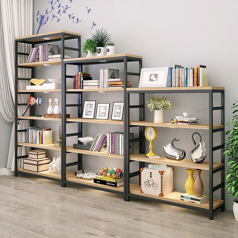 Source Factory Maternal and Infant Store Shelves Steel and Wood Bookshelves Shelf Combination Supermarket Convenience Store Product Display Shelves