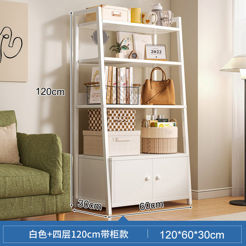 Shelf Shelf Floor-to-ceiling Bedroom Multi-layer Storage Living Room Storage Display Shelf Office Super Load-bearing Iron Shelf