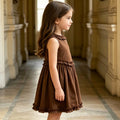 Export style girldress british style vest dress vacation little girl princess dress summer wear in stock wholesale