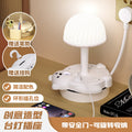 Multi-functional desk lamp socket with usb power strip - perfect for student dorms, bedside tables, eye protection reading, night light, warm light ambiance