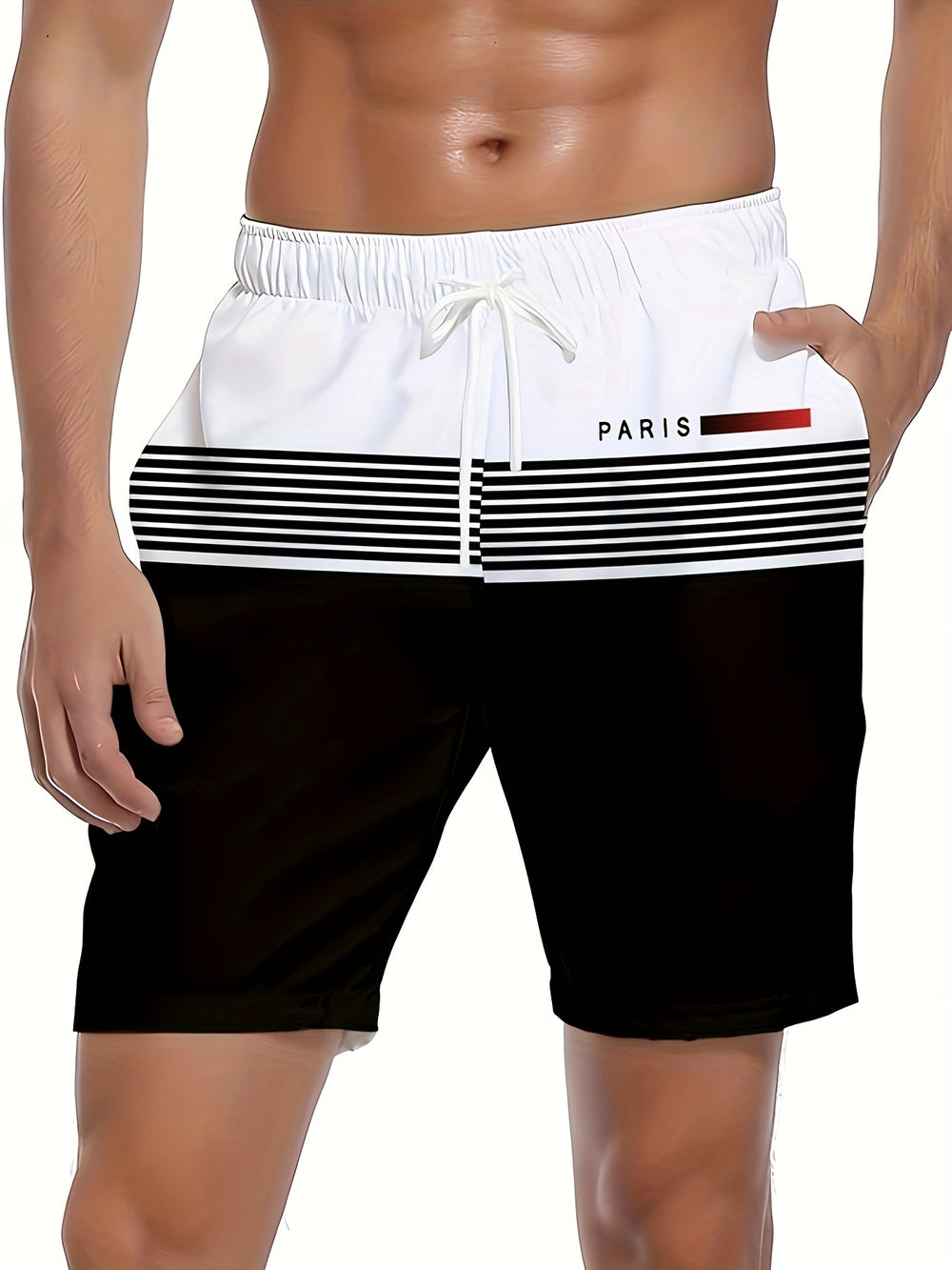 trending men's swim trunks, quick-dry swim shorts, casual athletic beach shorts, new european and american styles