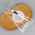 Beauty tool supplies mask bowl brush suit individually packaged mask bowl + mask brush plastic bowl makeup brush