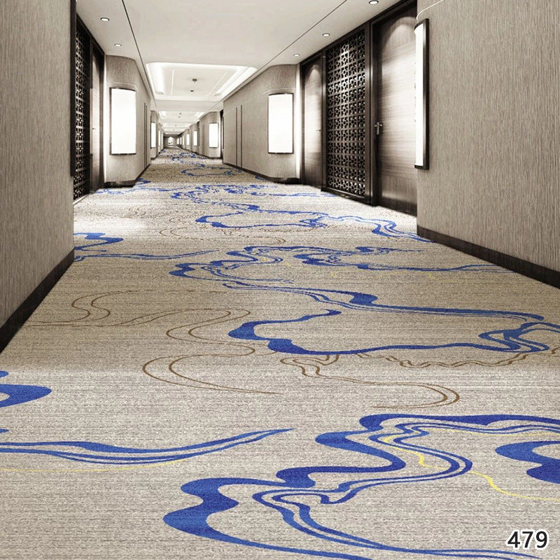 Restaurant carpet chinoiserie style large area banquet hall private room hotel aisle flame retardant cerpet commercial full floor