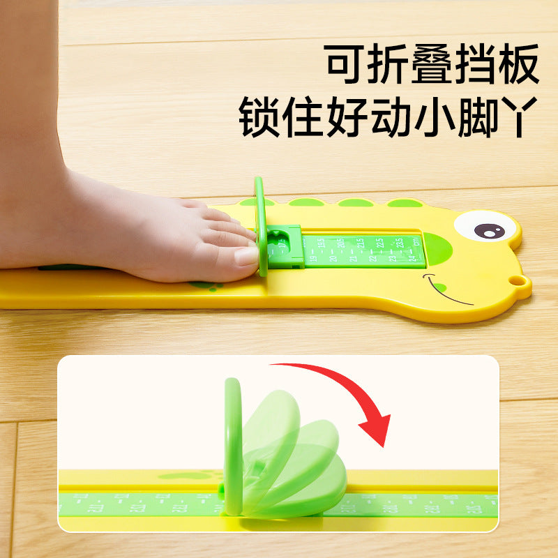 Kids' foot measuring device - accurate foot length & shoe insole length measurement tool for babies & toddlers - universal home use