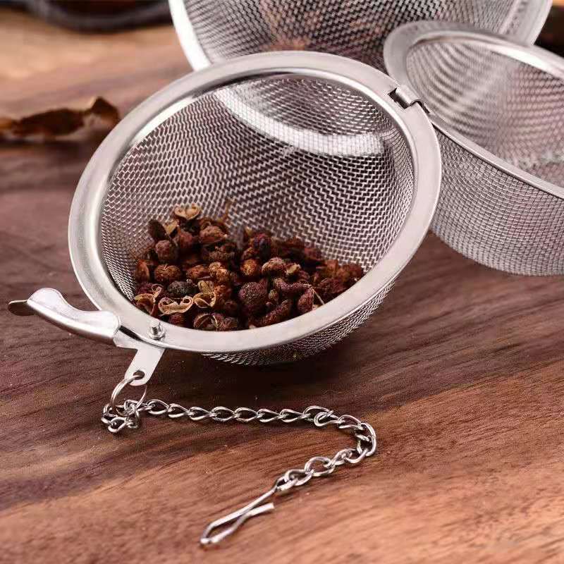 304 stainless steel seasoning ball household soup stew seasoning ball spice bag halogen material bag tea egg hot pot material bag