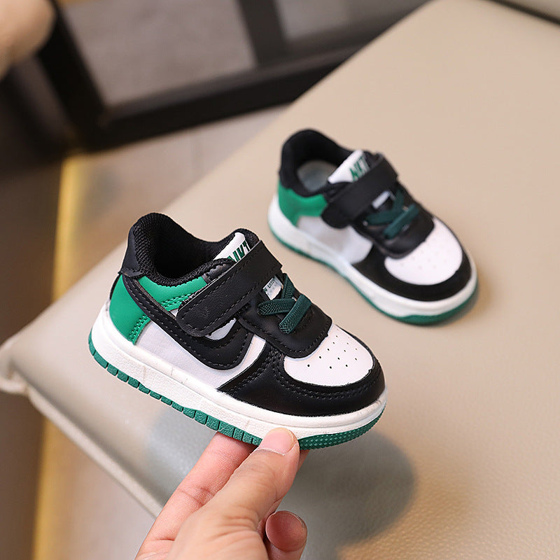 spring/autumn korean style baby boys' white sneakers, kids' skate shoes, athletic shoes, unisex baby walking shoes, infant shoes