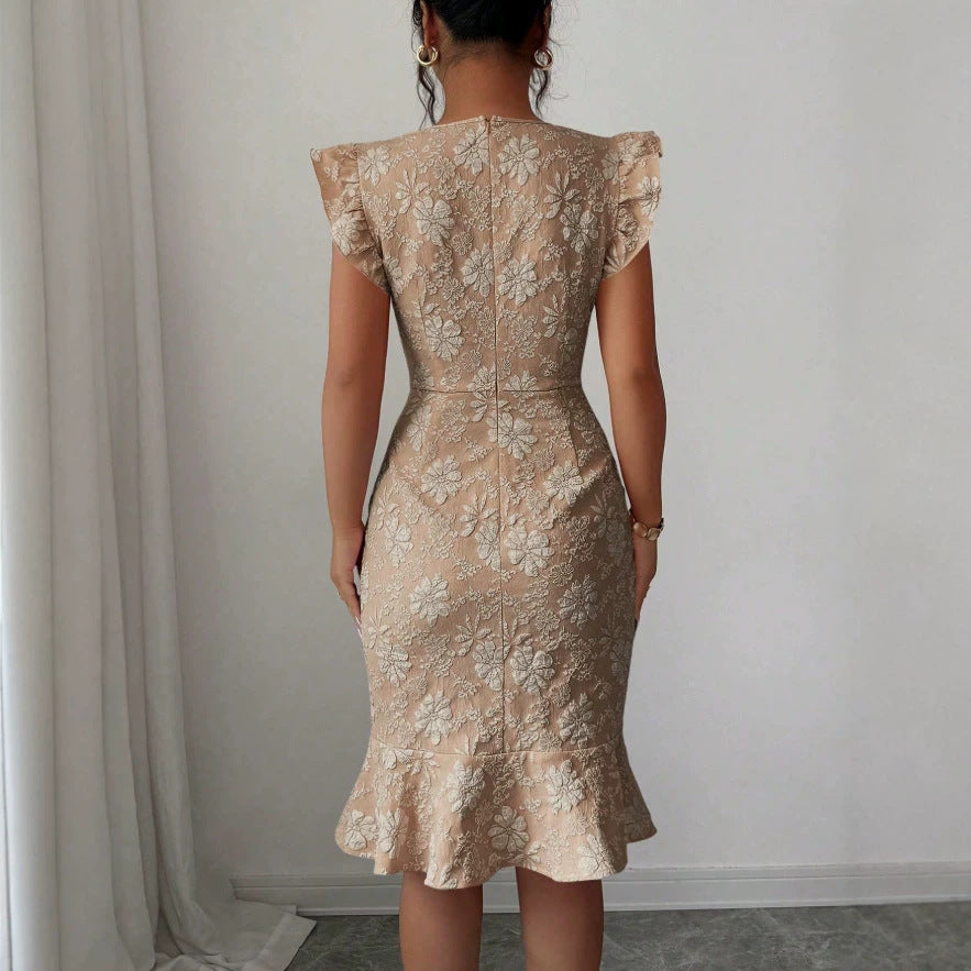 new european and american cross-border e-commerce women's elegant dress