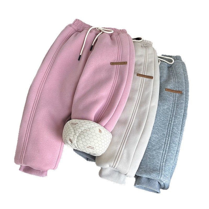 [700g quilted cold resistance - one piece for winter]  new temperature change controllable quilted thickeneded sweatpants cotton