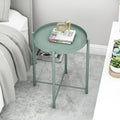 Scandinavian side table for home living room iron art coffee table bedside table tray table modern casual bedroom creative round table