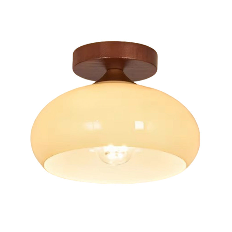 Aisle light, corridor light, balcony light, cream style, popular light luxury entrance, entrance light, scandinavian simple glass ceiling light