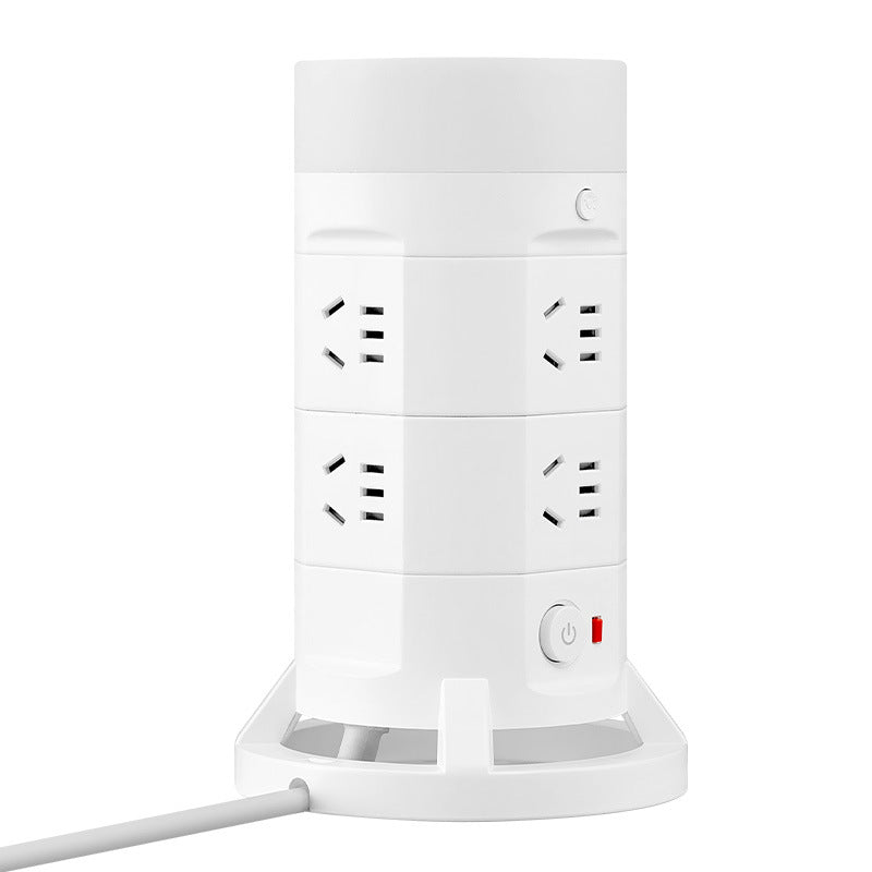 Vertical socket multi-function converter plug strip multi-slot rubik's cubefor homeusb row plug panel multi-hole wiring board