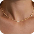 Amazon cross-border new arrival necklace: women's fashionable, elegant, and chic french-style choker - perfect for everyday wear and work