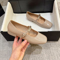 2026 fashion mary jane shoes, chanel-inspired women's retro flats, elegant low-cut shoes, versatile mary janes
