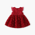 Girls' summer  new collection: baby fashion dress, kids' sweet floral princess dress, toddler formal gown, first birthday outfit