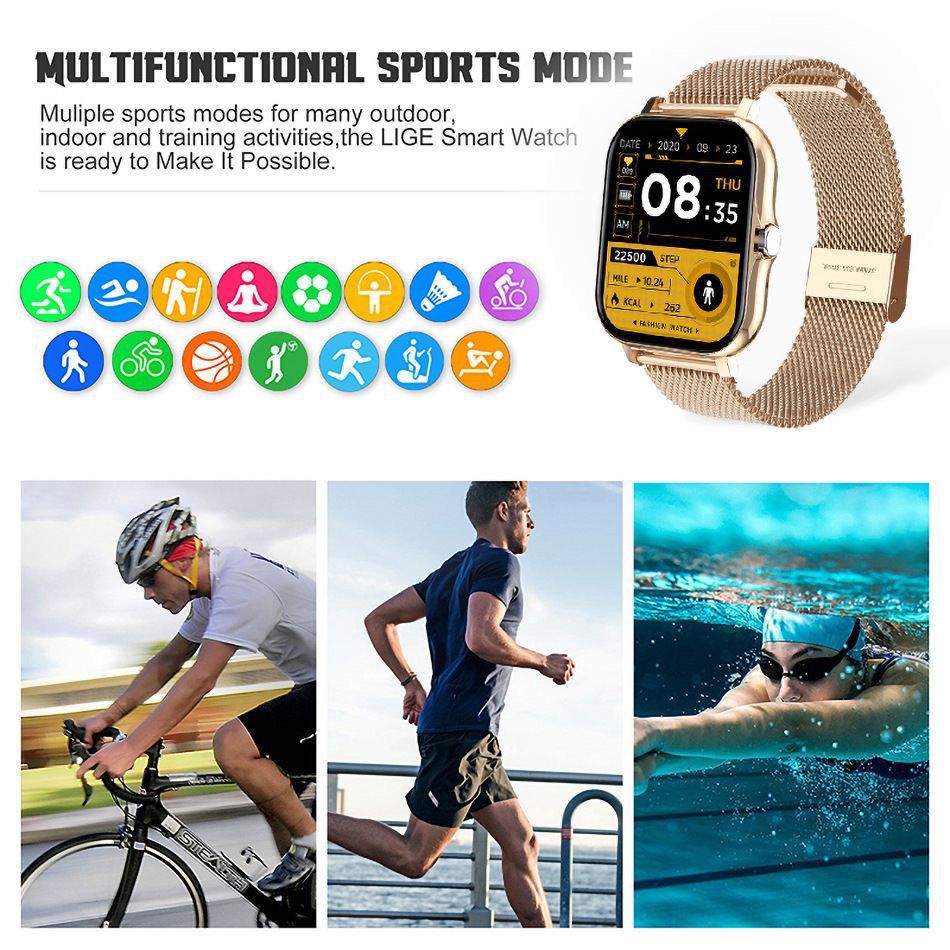 Hot-selling 1.69inch smart watch - huaqiangbei bluetooth call sports smart bracelet watch - universal silicone band