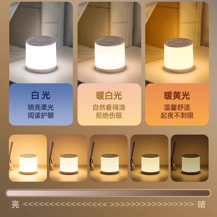 Night light bedroom bedside lamp baby feeding eye protection night light postpartum care rechargeable children's desk lamp 2024 new model