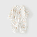 Babylon jumpsuit fall and winterpure cotton baby butterfly clothes boneless clothes newborn monk clothes type a spring & fall khaki