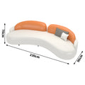 Four-seater, orange and white