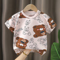 Short t-shirt - bow tie bear