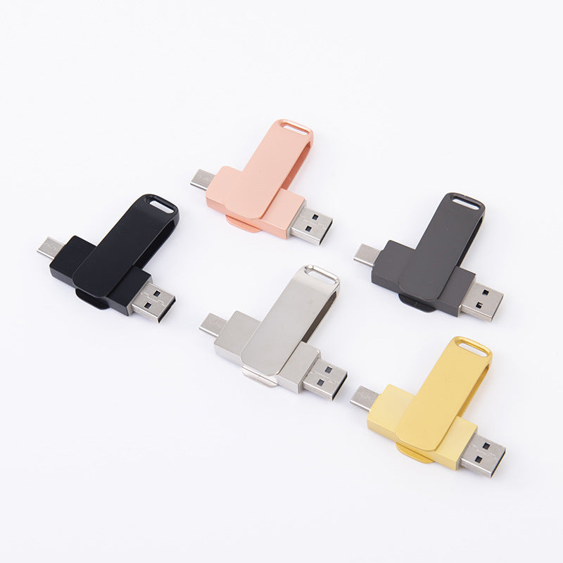 Wholesale 128g mobile phone 3.0u disk typec dual interface 256g large capacity 3.0 USB flash drive computer dual-purpose storage