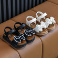New summer princess sandals for girls: non-slip, soft-soled, bow-adorned sandals for toddlers and big kids - perfect for beach and everyday wear