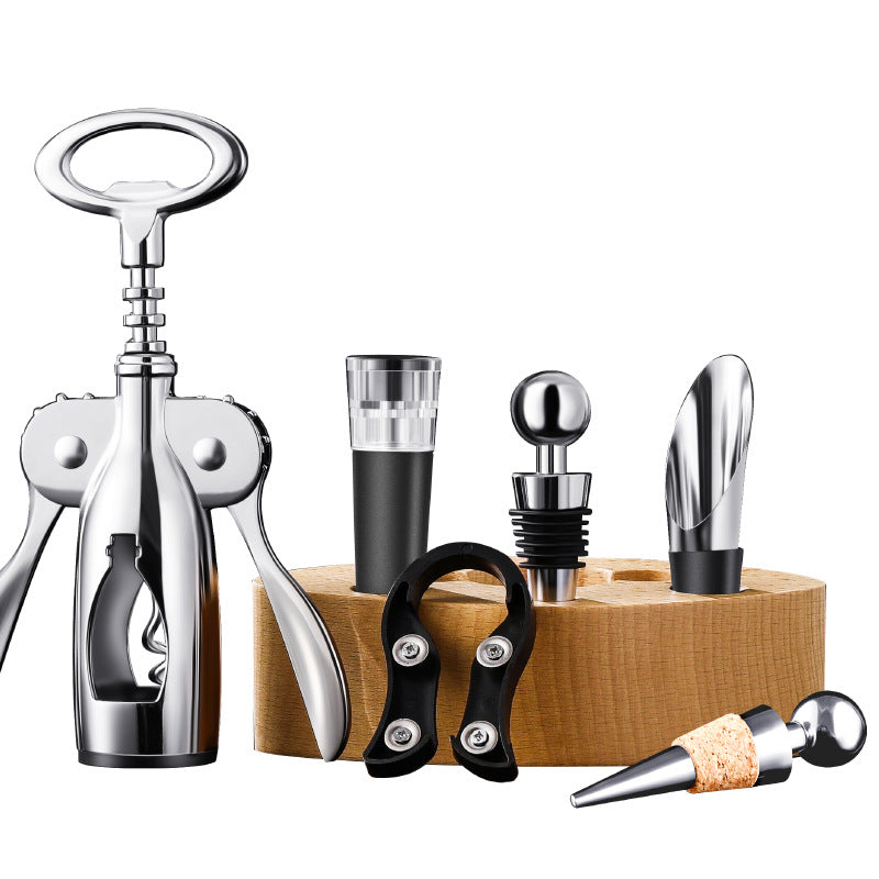 Wine opener, bottle opener, beer opener - multifunctional wine opening tool set for home use, gift box set, dropshipping available