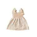 Girls' ruffle sleeve butterfly bag dress