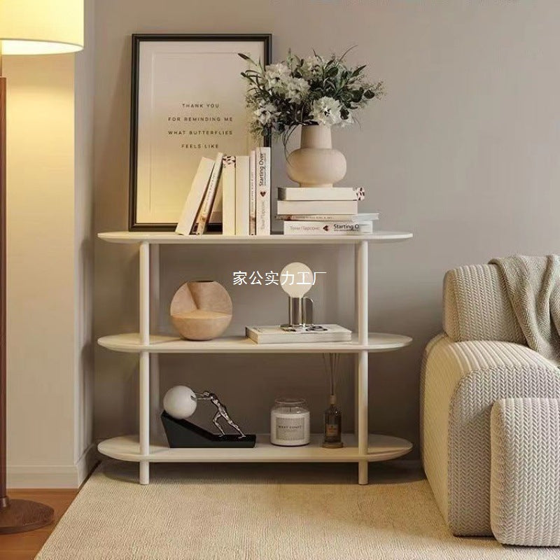 Simple floor-to-ceiling multi-layer shelf, living room, bedroom, bedside storage rack, floor-to-ceiling multi-functional storage