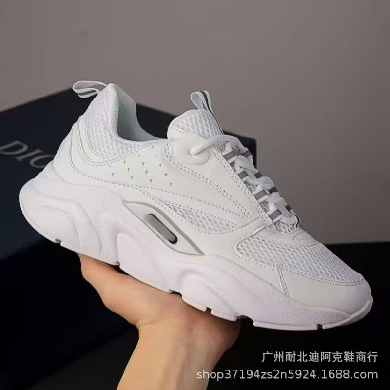 european station new arrivald home b22 sports shoes casualthick solefashionretro breathable men's and women's height increasing running shoes