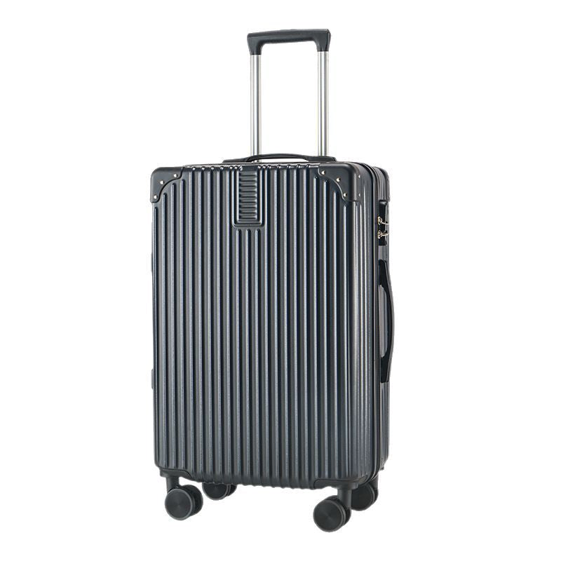 Retro large-capacity men's and women's suitcases 20-inch password case universal wheel suitcase strong trolley case boarding case