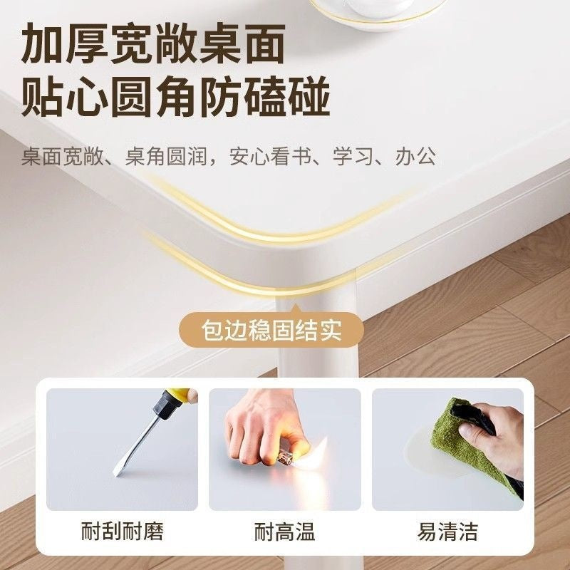 Computer desk desktop desk student for home writing office desk simple rental house table large white table dressing table