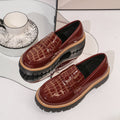 spring export cross-border plus size chunky sole loafers for women, sizes 36-43. wholesale available. dropshipping to , , and other platforms. versatile style