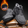 Autumn spring high-top men's shoes 2025new arrivalfleece-linedheattech cotton shoes casualworkwear shoes men's trendy shoes boots