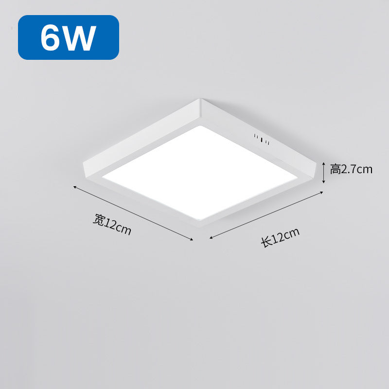 [Strict selection] Aisle light, corridor bedroom LED three-proof ceiling light, modern simple bathroom waterproof balcony light