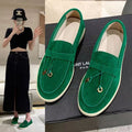 European and american export  new arrival: women's slip-on loafers, sizes 35-45, premium style, chanel-inspired, easy slip-on, rubber sole