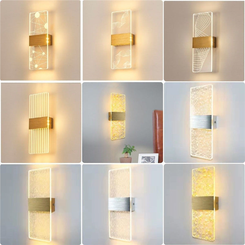 Led wall sconce - modern minimalist new design for bedroom, bedside, hallway, hotel lobby, and living room