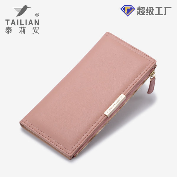 Wallet women Korean version long wallet multi-card zipper bag women's wallet clutch bag  purse Terian
