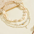 Pearl necklace wholesale: european & american cross-border jewelry sets for women - beach vacation style, seashell necklaces, light luxury niche accessories