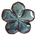 Retro japanese ceramic dish flower shape small dish creative dish dipping dish side dish multi-color kiln dish