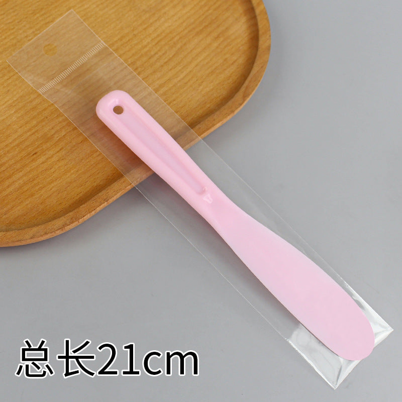 Wholesale facial mask applicator spatula set: plastic beauty mixing, stirring, scraping, and smoothing tools for face, body, and eye creams - crescent shaped spoons included