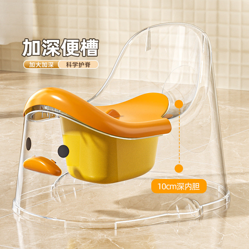 Kids potty training toilet - easy-to-assemble all-in-one design for baby boys and girls