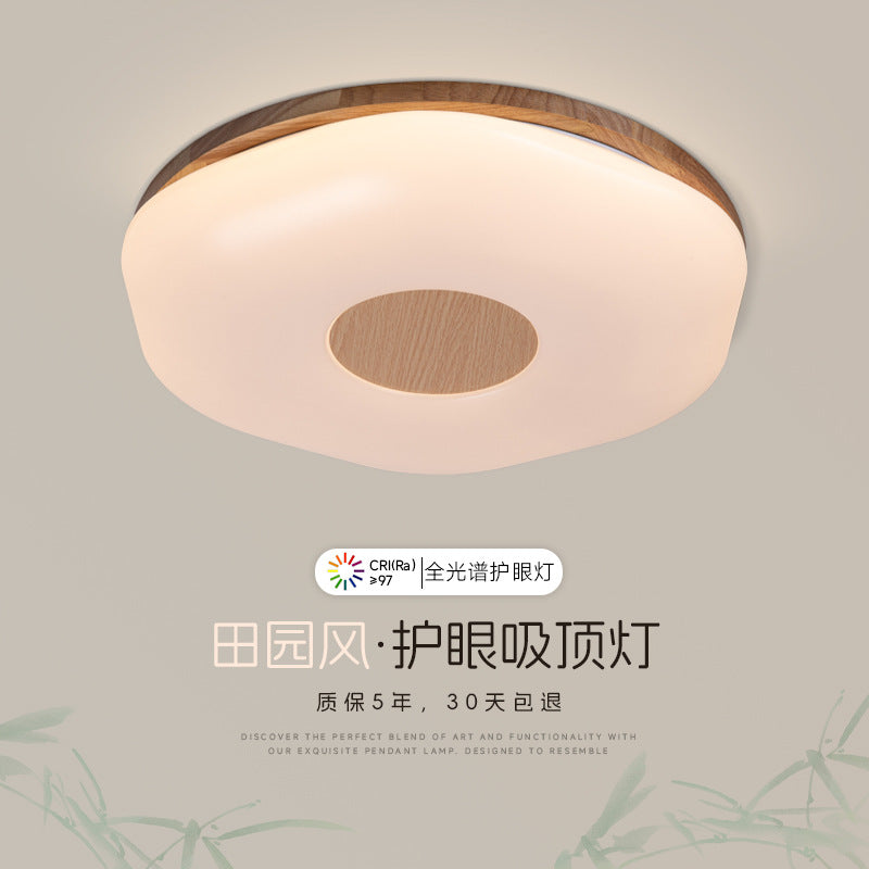 Zhongshan Cream Wind Bedroom Ceiling Light 2025 New Simple Modern LED Romantic Master Bedroom Light Eye Protection Walkway Light